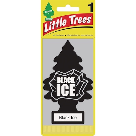 Little Trees Car Air Freshener, Black Ice U1P-10155